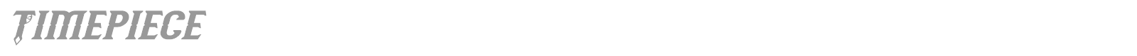 Timepiece font preview